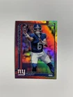 2025 Topps Chrome Football NFL Jaxson Dart Leather Refractor RC #306 Giants