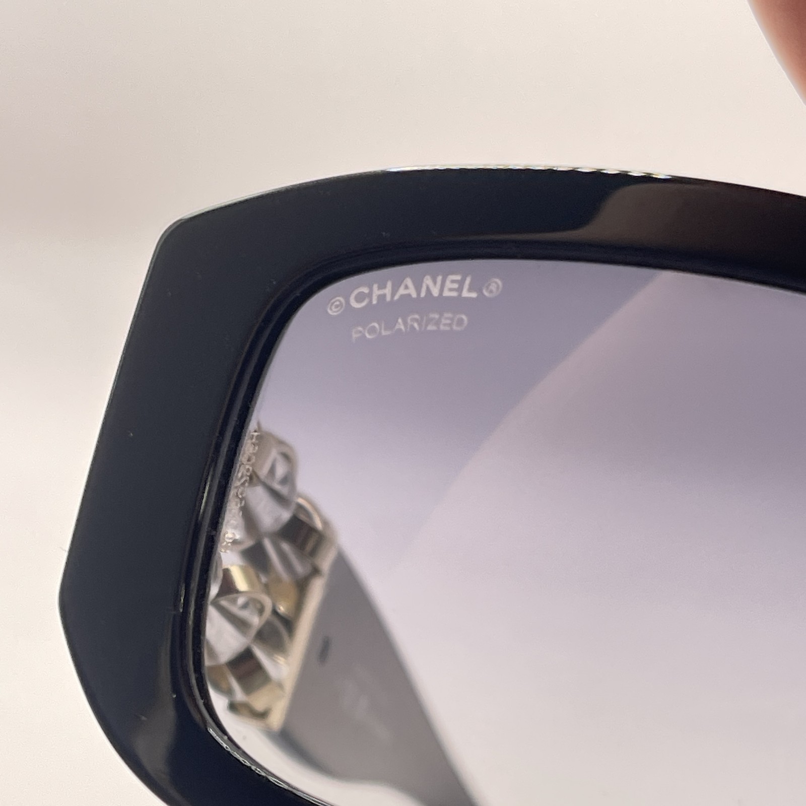 Chanel Womens Rectangle Gradient Polarized Sungla… - image 4