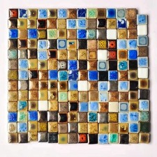 1 lb Multicolor Mosaic Tiles for Crafts DIY Projects Art Decoration 0.6"