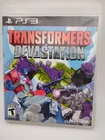 Transformers: Devastation (Sony PlayStation 3, 2015) Complete Tested