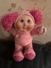 2011 Cabbage Patch Cuties Pink Poodle Puppy Dog 9" Soft Body Plush Baby Doll
