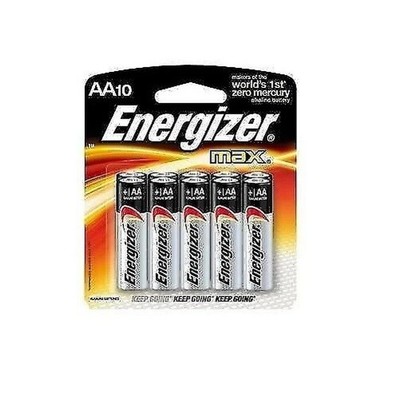 Energizer  AA  10 Pack Battery - BRAND NEW,  Free Fast Shiping!