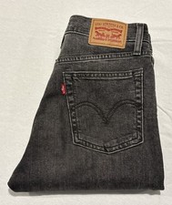 Levi's Wedgie Skinny High Rise Medium Wash Black Denim Jeans Women  s 25 D38