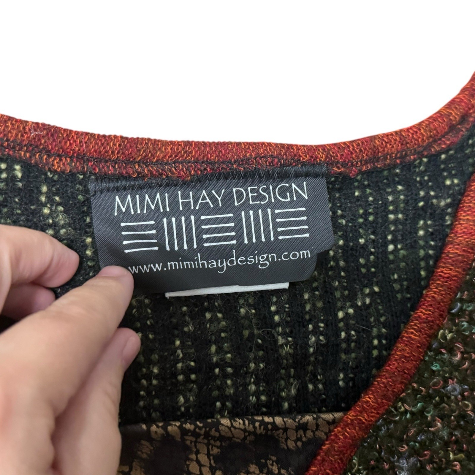 Patchwork Knit Top Sweater Cottagecore Fairy Boho… - image 6