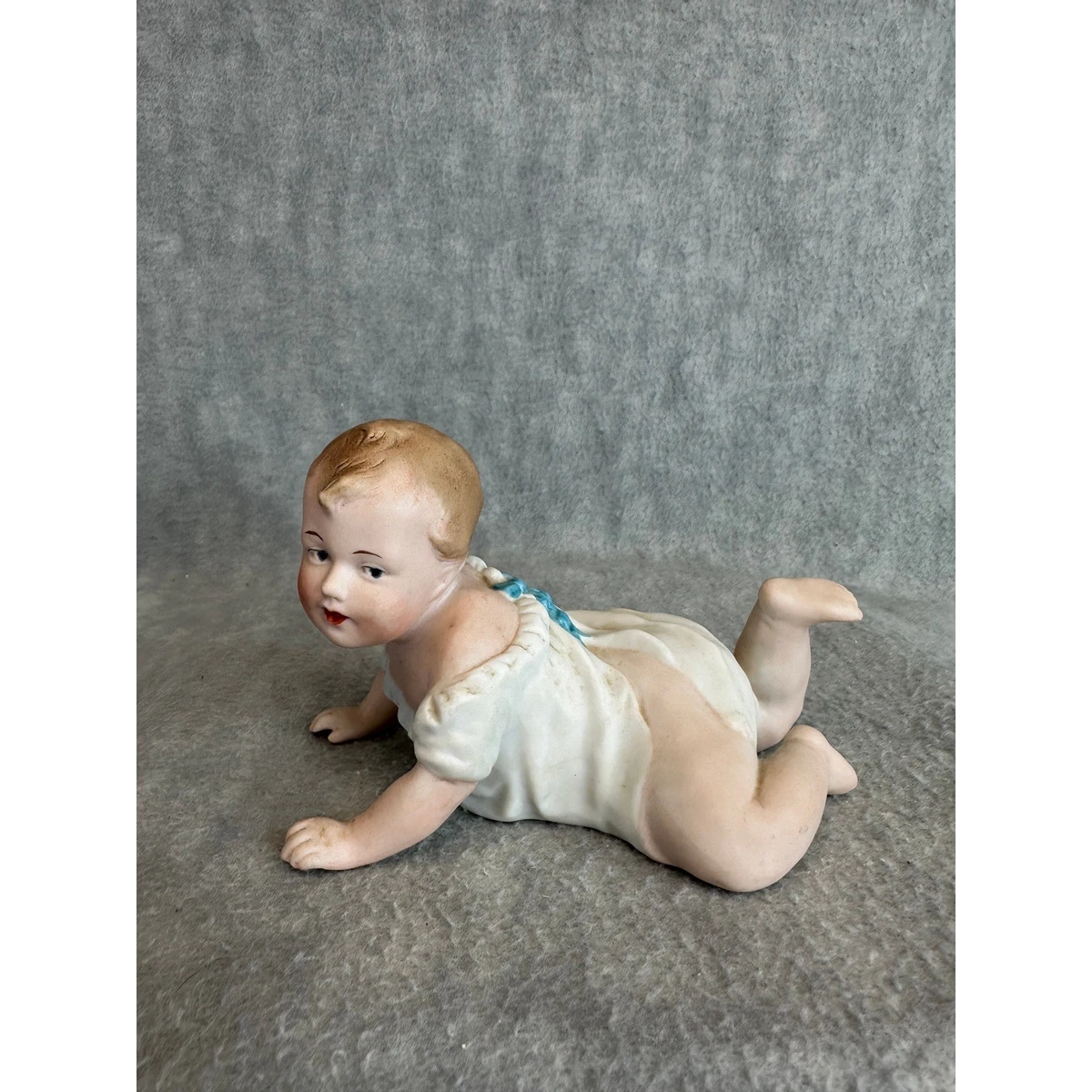 Vintage Baby Figurine In Antique Ceramic & Porcelain Figurines for