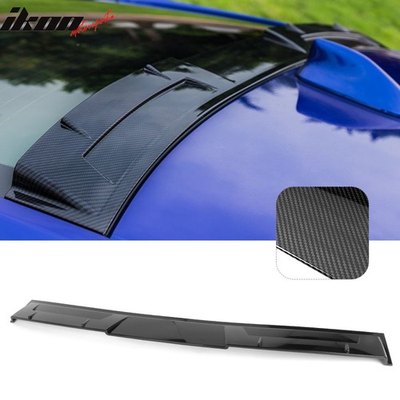 #ad #ad Fits 18 22 Honda Accord Ikon Style Rear Roof Spoiler Wing Carbon Fiber Print ABS $68.99