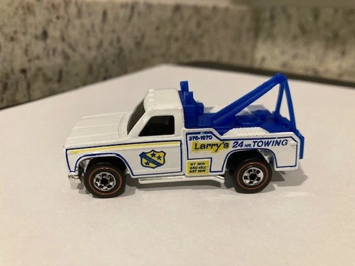 Vintage Hot Wheels 1974 Red Line Hot Wheels Larry's Towing Tow Truck