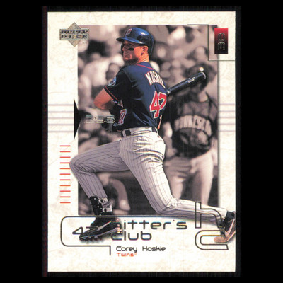Corey Hoskie #46 2000 Upper Deck Hitters Club Minnesota Twins Baseball Card MLB