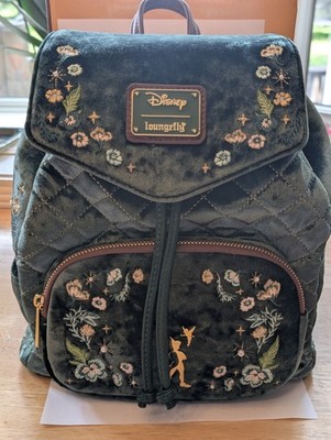 Loungefly Peter Pan Quilted Texture Mini Backpack   Disney NWT Retired