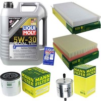 Mann Inspektionspaket 5L Liqui Moly 5W-30 FüR Ford Fiesta IV 1.3I 1.3
