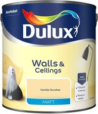 Dulux Emulsion Paint Matt or Silk All Colours 2.5L Walls & Ceiling