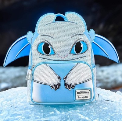Loungefly How To Train Your Dragon Light Fury Mini Backpack
