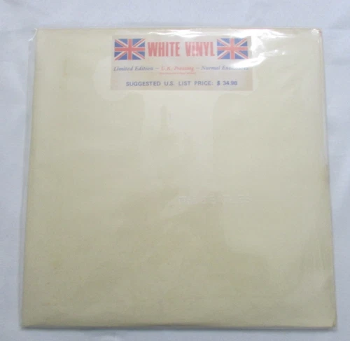 THE BEATLES PCS PMC 7067-8 SEALED WHITE ALBUM UK WHITE VINYL 1978 LP L67