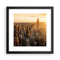 Wandbilder 30X30Cm Poster New York Wolkenkratzer Manhattan Bilder Wanddeko