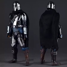 Mafex No.256 Star Wars The Mandalorian Chrome Ver. Action Figure New Sealed