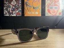 Ray-Ban RB 840S mega wayfarer transparent dark 6638O4 Sunglasses