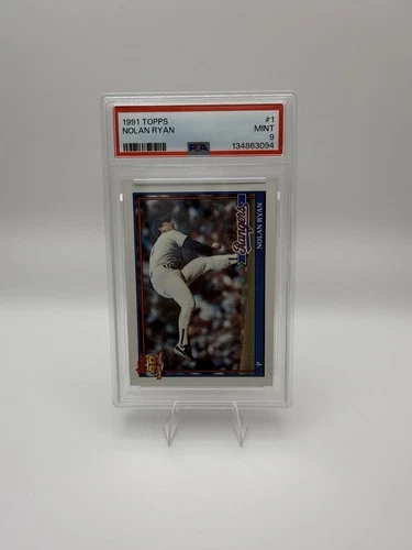 1991 Topps Nolan Ryan #1 PSA 9 Mint Texas Rangers 40 Years of Baseball