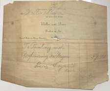 1908 Parkesburg Pa, Account Weller And Boice, Dealers In Ice, Chester County,