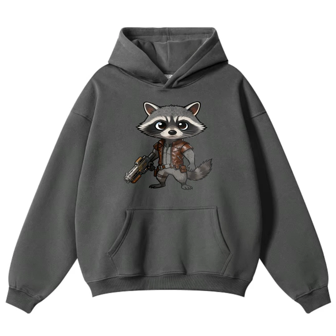 Cute Rocket Raccoon Oversized Hoodies