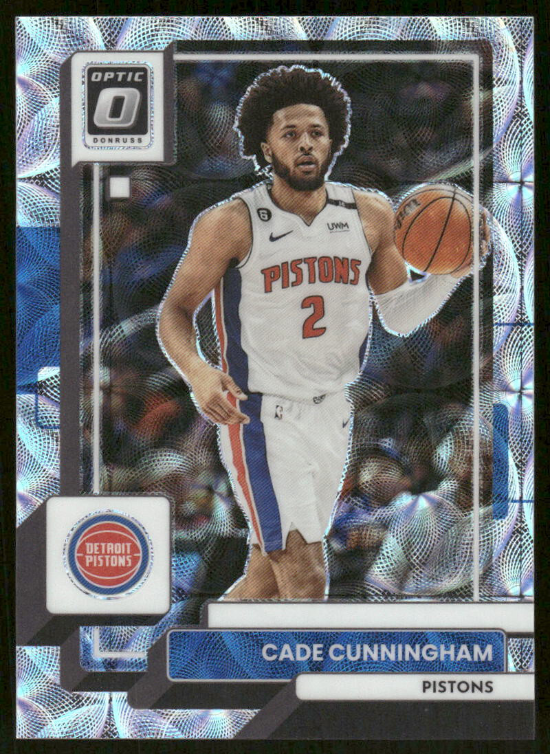 2022-23 OPTIC PREMIUM BOX SET /249 92 Cade Cunningham - Detroit Pistons