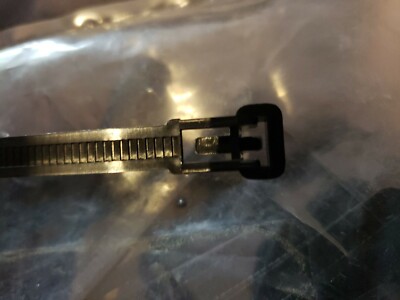 HELLERMANN  TYTON  RT50R BLACK  CABLE TIES 100 Panel Board level Components 