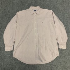 Vintage Ralph Lauren Shirt Men 16.5 34/35 Yarmouth Long Sleeve Button Down