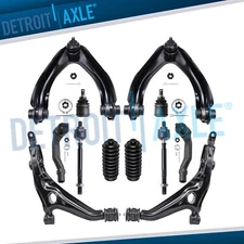 12pc Front Lower & Upper Control Arm Kit for 1997 1998 1999 2000 2001 Honda CR-V