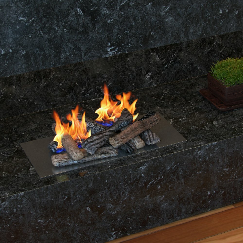 Regal Flame 8 PC Ceramic Fiber Propane Gel Ethanol Gas Fireplace Fire Pit  Logs 689178805688 | eBay