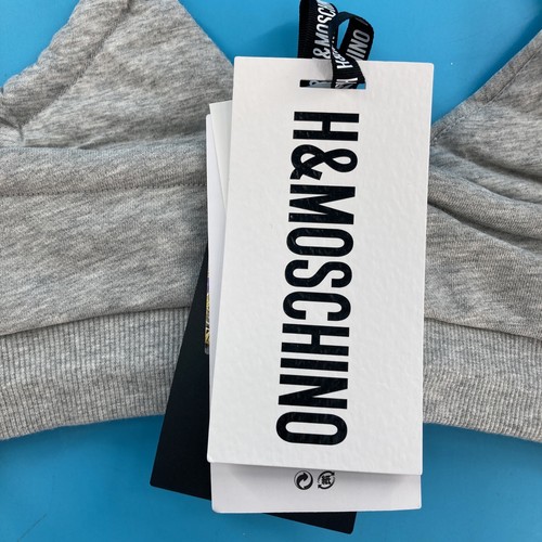 TOUT NEUF — SOUTIEN-GORGE HAUT SUPPORT GRIS H&M MOSCHINO ÉPUISÉ Taille 36 US 4 - Photo 5/7