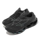 Mizuno Wave Prophecy 12 Black Blue Men Road Running Shoes Sneakers J1GC2300-52