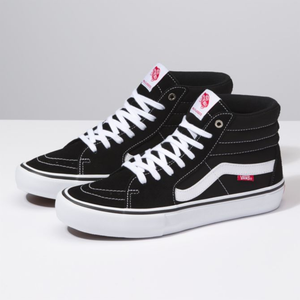 sk8 hi pro black white