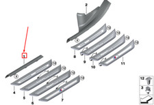 BMW 6er Gran Turismo G32 Einstiegsleisten vorne innen 51477489161