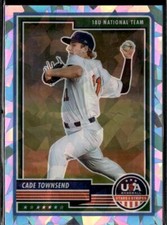 2023 Panini USA Stars & Stripes #18 Cade Townsend Cracked Ice /23