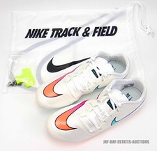 NEW NIKE ZOOM JA FLY 3 TRACK SPIKES 865633-101 FLYWEAVE "WHITE OMBRE" SIZE 11.5