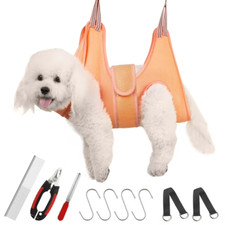 Comfortable Pet Grooming Hammock with Safety ...