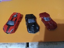 3 AFX RACING H.O. SCALE SLOT CAR BODIES ONLY All Custom Super Clear Coat Read