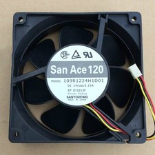 1pcs New Sanyo 109R1224H1D01 24V 0.25A 12CM 3-wire inverter cooling fan QW