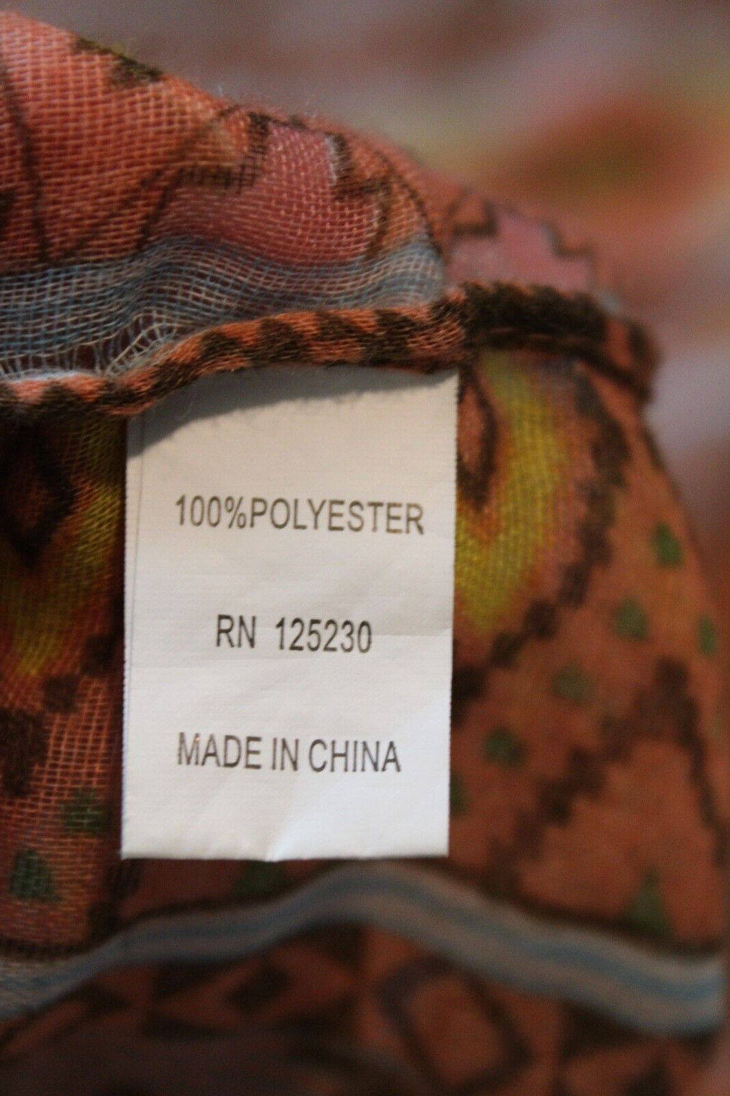 Lightweight Infinity Accent Scarf Southwestern 64… - image 6