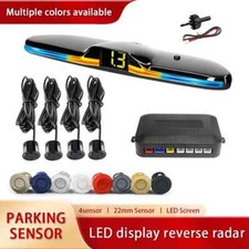 Car Parking Sensor Rear Reversing Radars System 22mm 4 Parking Sensors Detection