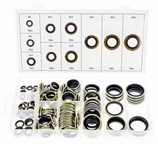 Swordfish 31981-150pc Automotive Dowty Bonded Seal Washer Assortment