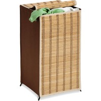 Honey Can Do Tall Bamboo Wicker Weave Hamper Honey Can Do Tall Bamboo Wicker Weave Hamper