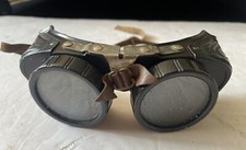 Vintage Antique Sellstrom Goggles Cosplay Rockabilly Dieselpunk Steampunk Con