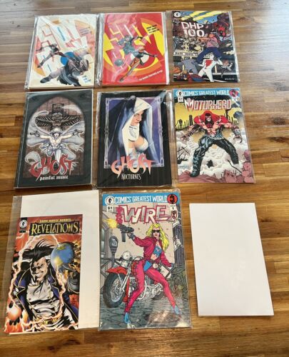 Dark Horse comic and trade paperback lot - 8 total plus poster - Spy Boy ghost  - Picture 1 of 5