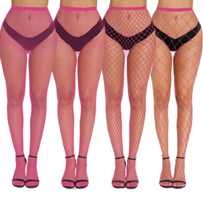 4 Paaren Damen Fishnetz Strumpfhose Clubwear Pantyhose Strümpfe Netzstrumpfhosen