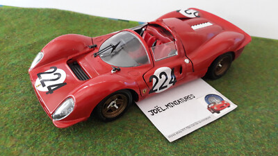 WERK83 1:18 Ferrari 330 P3 Spider Plain Body version rouge 1966 W18021002 modèle voiture W18021002 690000018274
