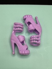 Mattel Barbie Doll Shoes  FASHIONISTAS FASHION FEVER  LIGHT PURPLE HIGH HEELS