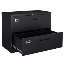 Metal Lateral File Cabinet 2 Drawer,Office Home Locking Filing Cabinet Organizer