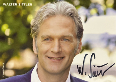 Autogramm Walter SITTLER USA/deutscher Schauspieler Schwarzwaldklinik  24-2 xyz
