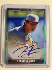 2024 Pulse Baseball Tyler Stuart On Card Auto #A-TST Nationals RC SP Prospect