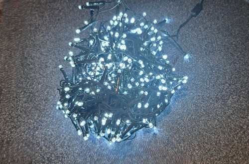 Christmas Lights SNOWTIME 500 LED Ice White 12.5m M/Function Indoor/Outdoor - Picture 3 of 3